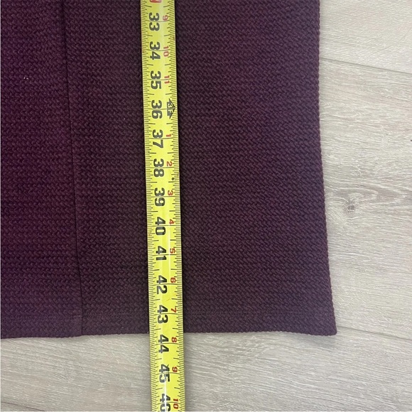 Apt 9 Burgundy Textured Sleeveless Mock Neck Column Midi Dress Size L - Picture 3 of 7